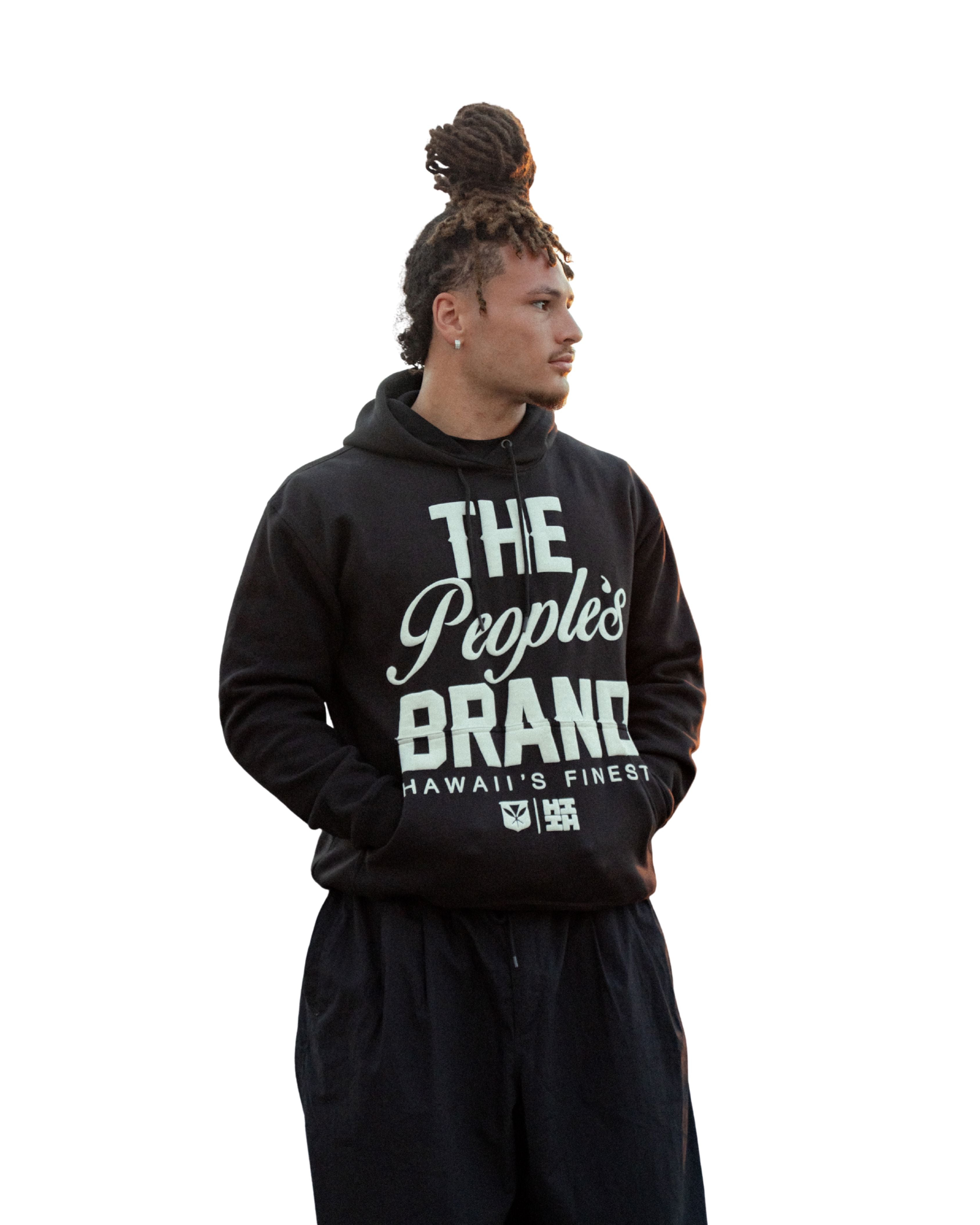 BW PEOPLEʻS BRAND HOODIE Jacket Hawaii's Finest X-SMALL 