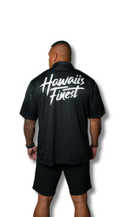 BW SCRIPT GOLF SHIRT Jersey Hawaii's Finest 