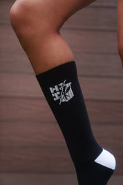 BW SPLIT LOGO SOCKS Socks Hawaii's Finest 