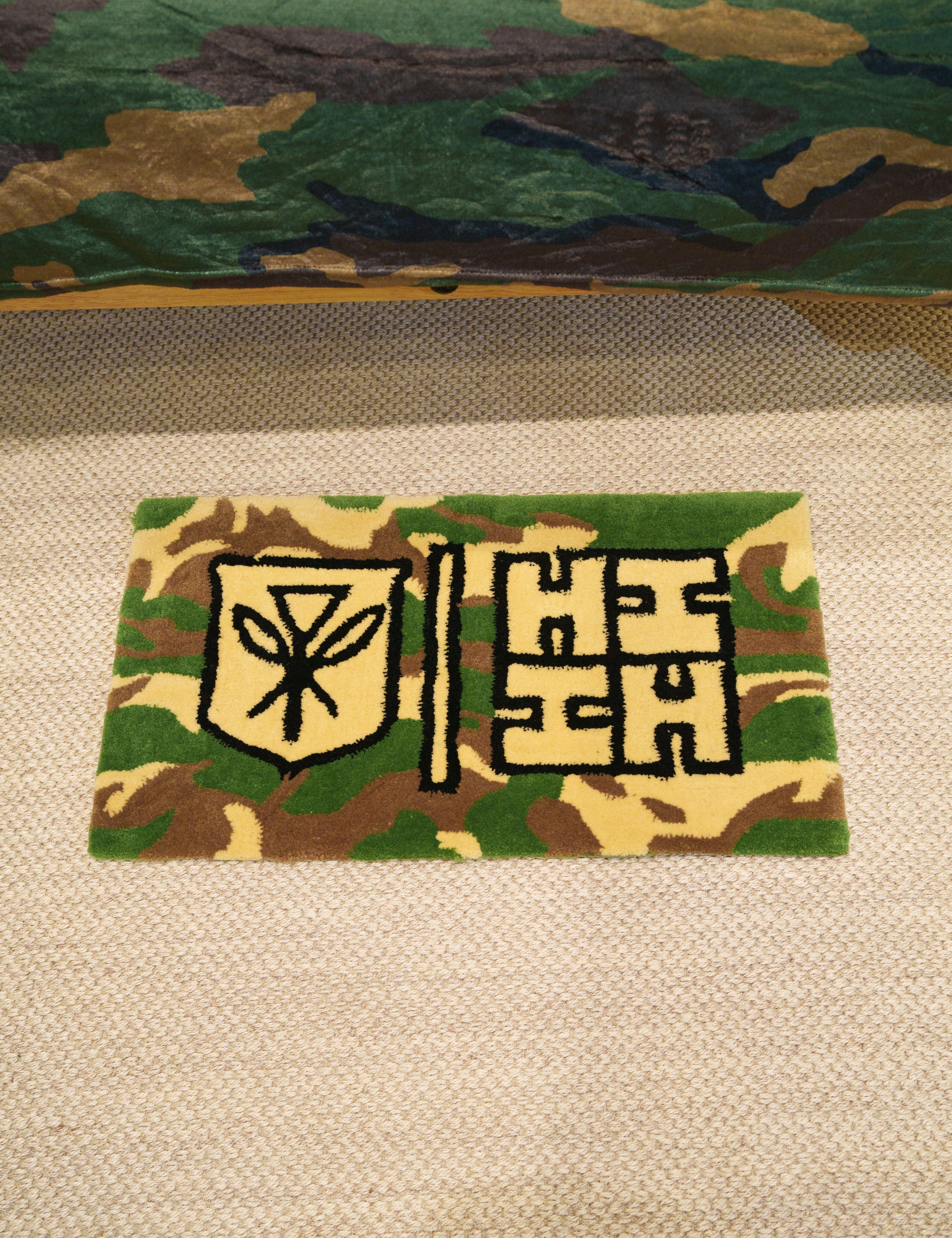 CAMO AREA RUG Utility Hawaii's Finest 