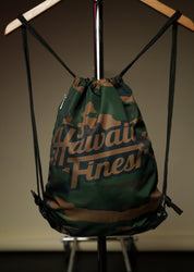 CAMO DRAWSTRING Bags Hawaii's Finest 