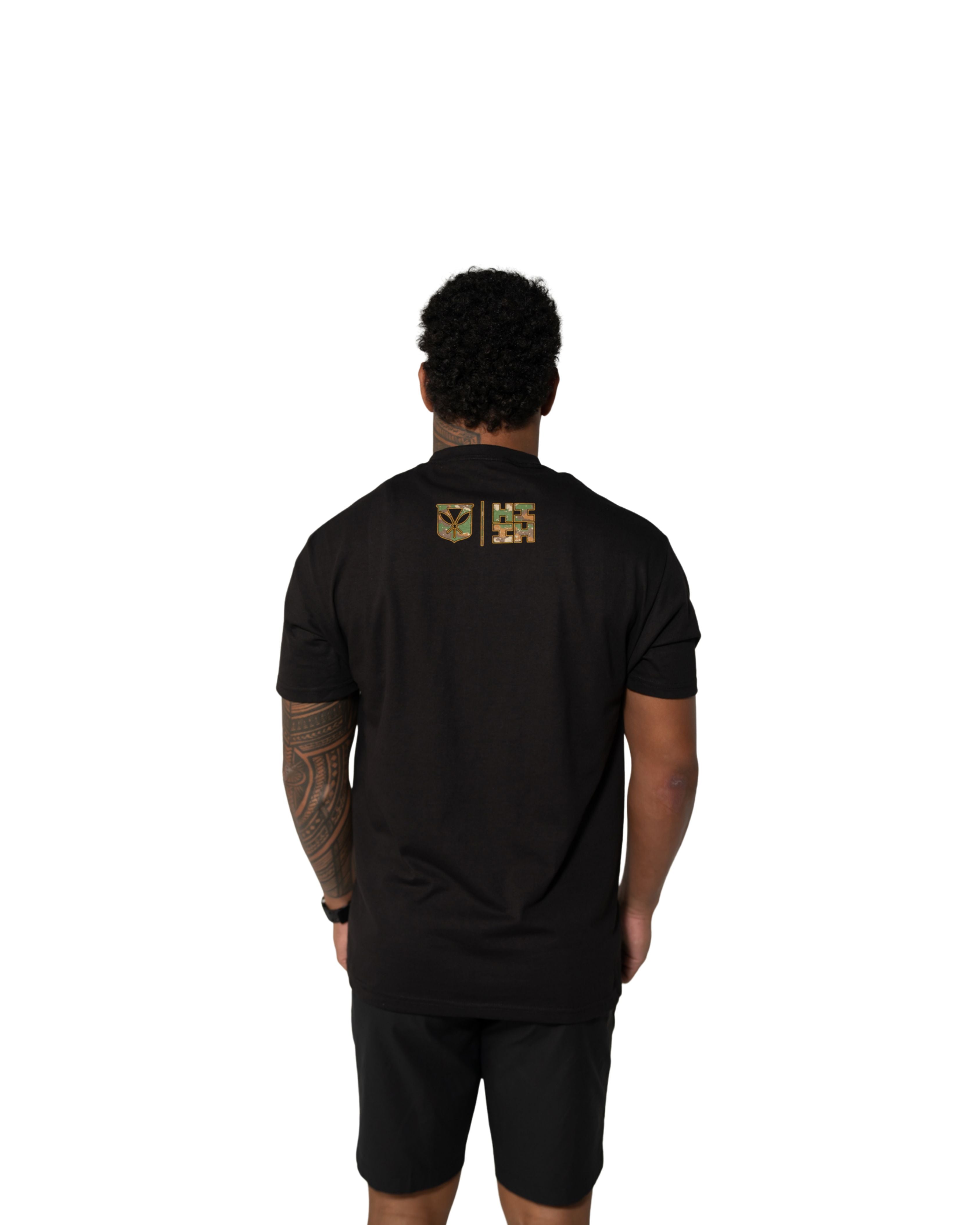CAMO GREEN OLD ENGLISH T-SHIRT Shirts Hawaii's Finest 