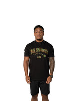 CAMO GREEN OLD ENGLISH T-SHIRT
