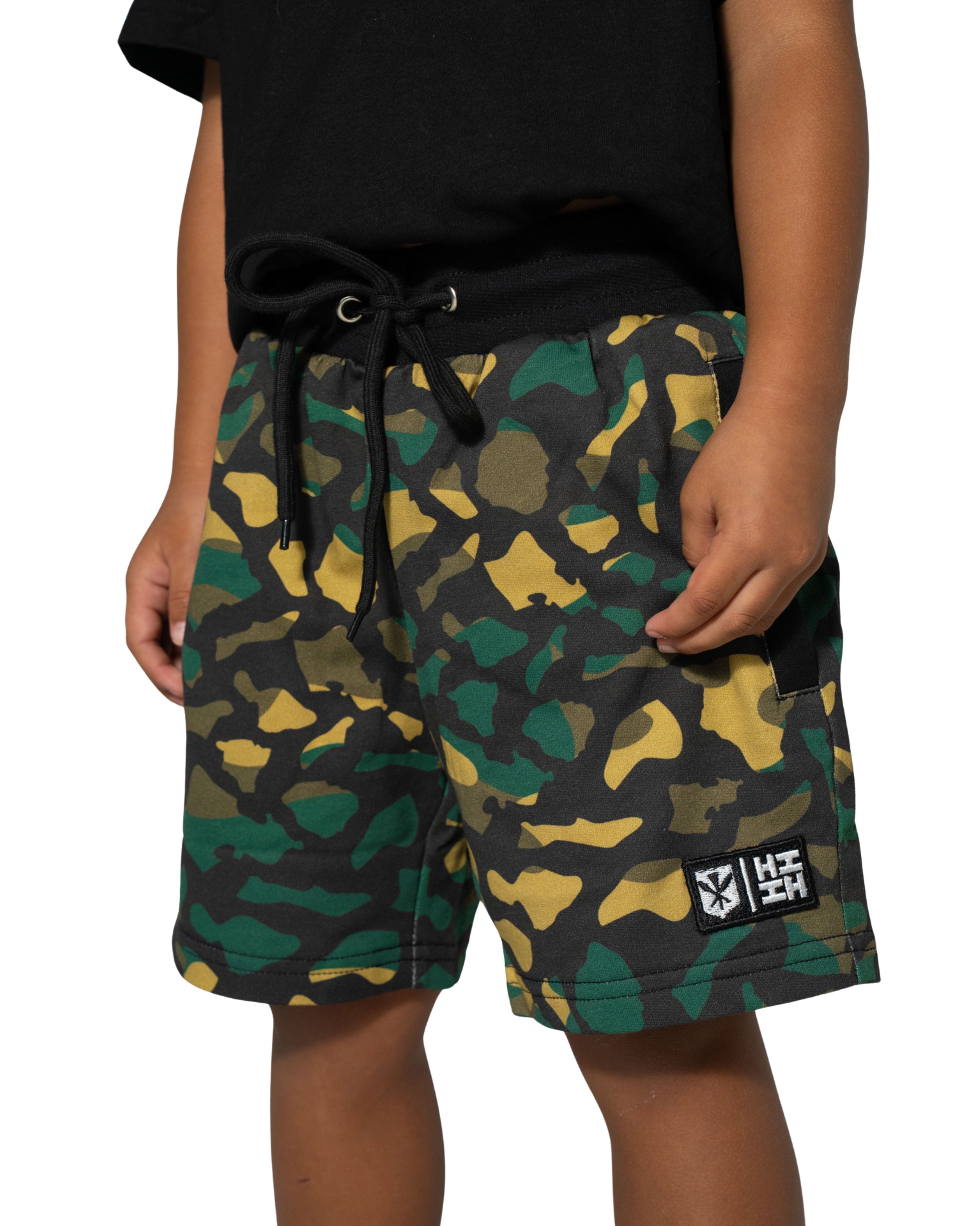 CAMO ISLANDS KEIKI SHORTS Shirts Hawaii's Finest XX-SMALL 