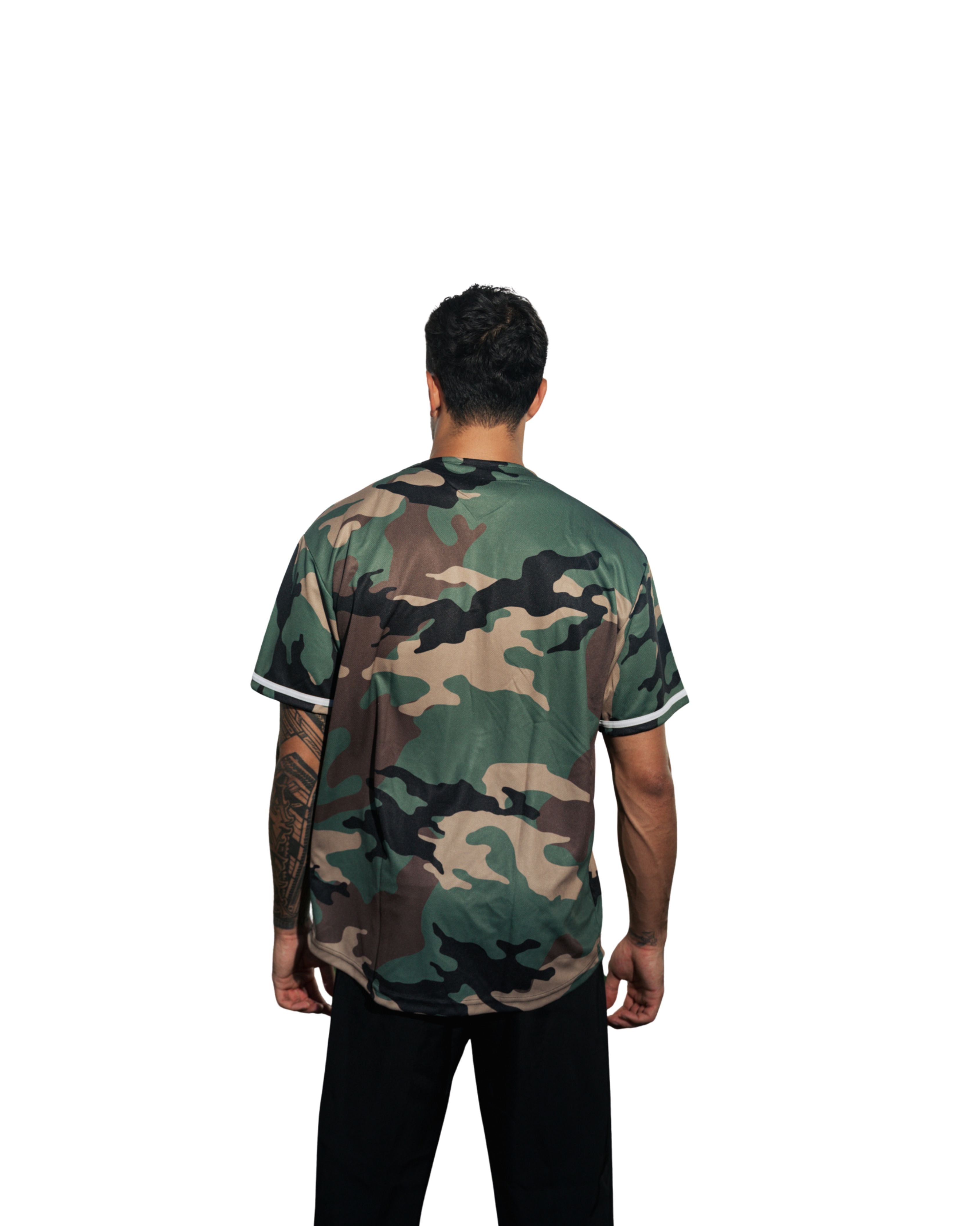 CAMO PALALA BASEBALL JERSEY Jersey Hawaii's Finest 