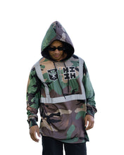 CAMO REFLECTOR DRI-FIT LONGSLEEVE W/HOOD Jacket Hawaii's Finest SMALL 