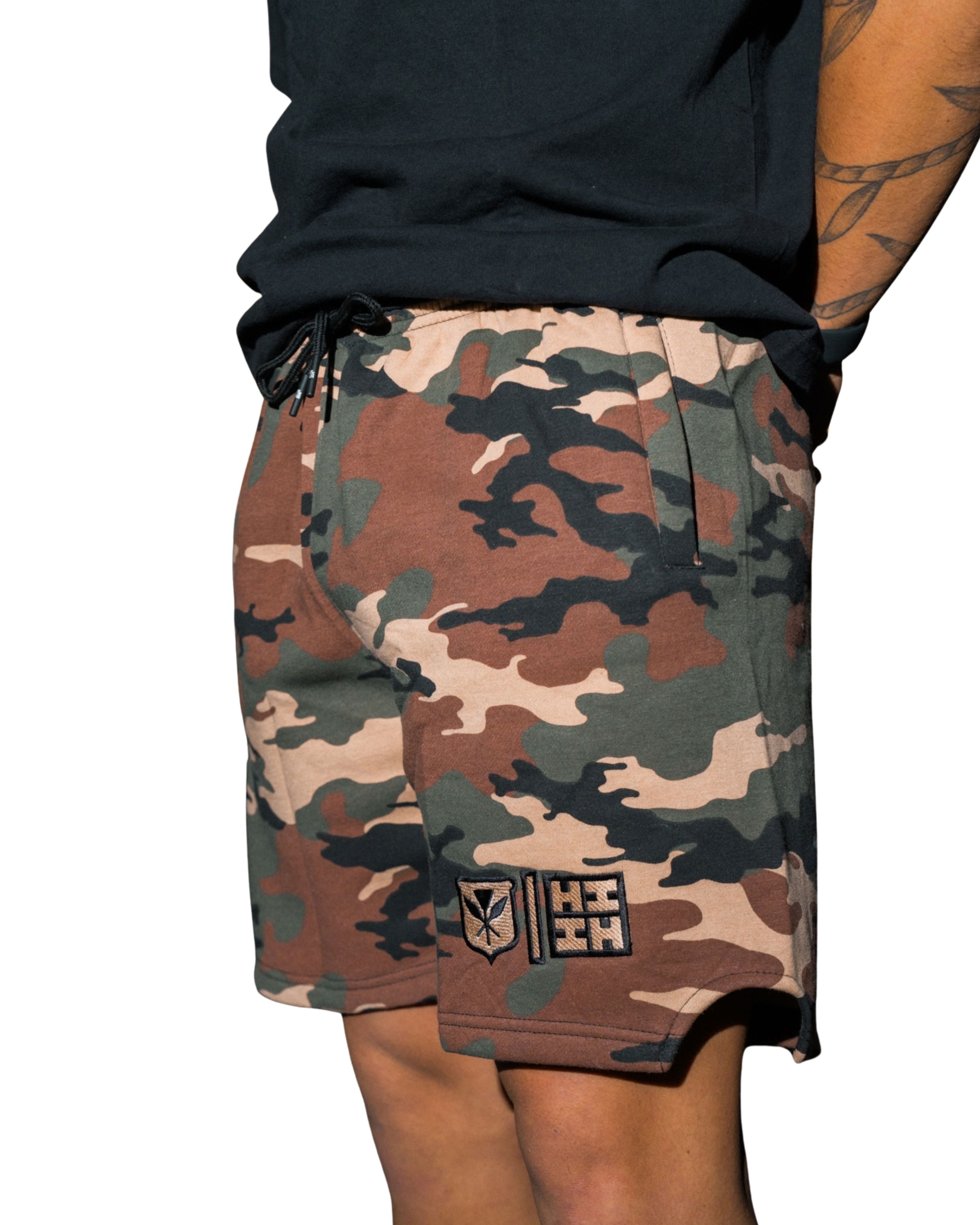 CAMO SHORTS Shorts Hawaii's Finest SMALL 