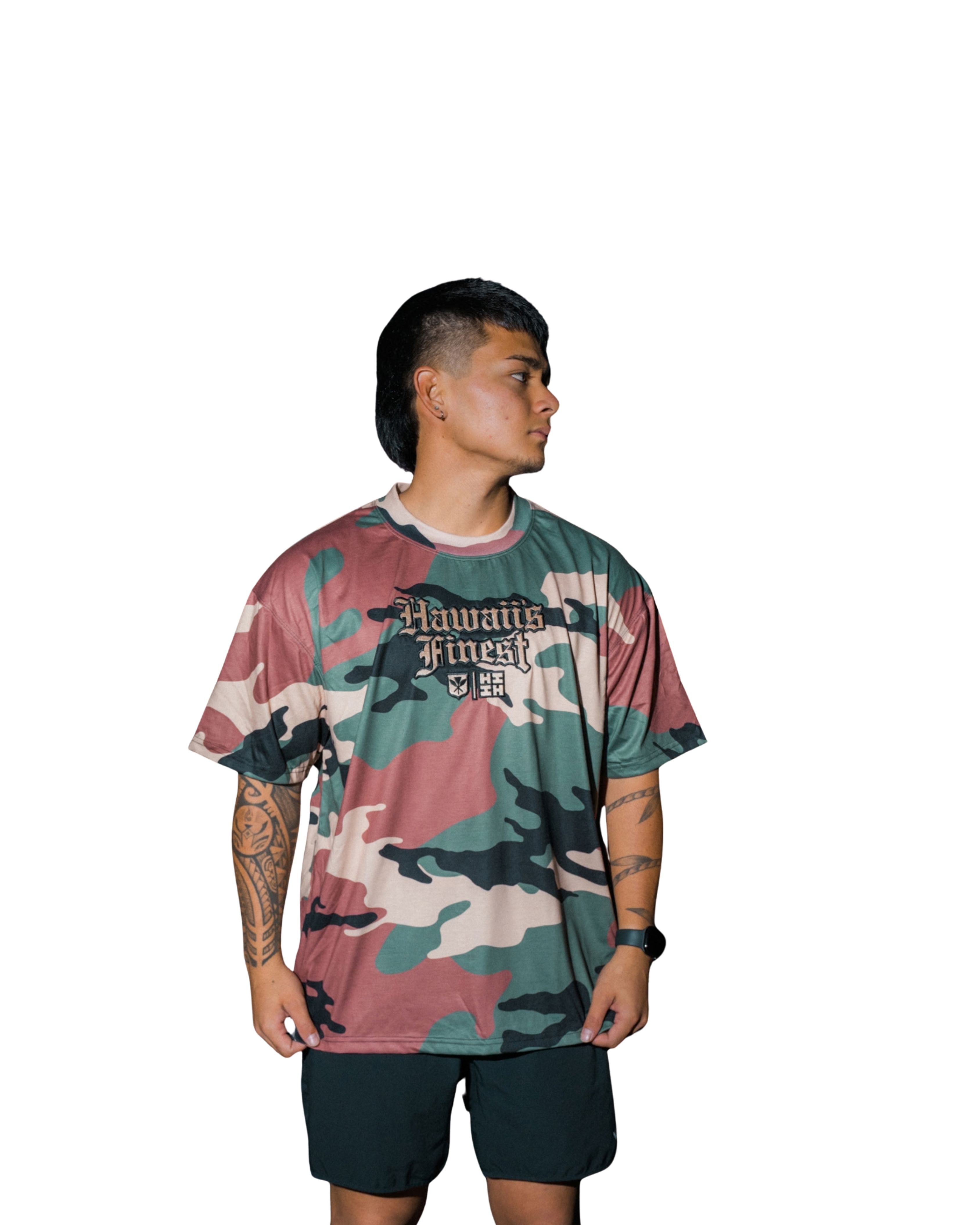 CAMO T-SHIRT Shirts Hawaii's Finest X-SMALL 
