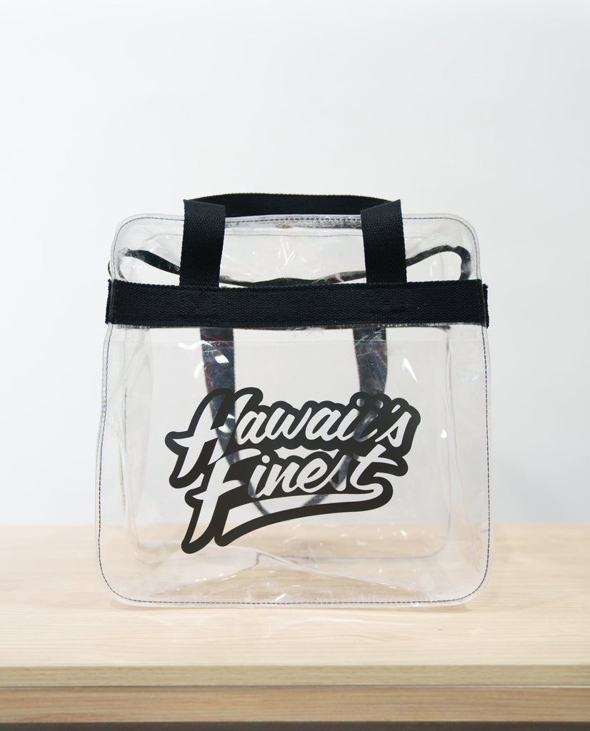 CLEAR EVENT ZIPPER TOTE Bags Hawaii's Finest 