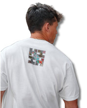 COLLAGE TILE LOGO WHITE T-SHIRT Shirts Hawaii's Finest 