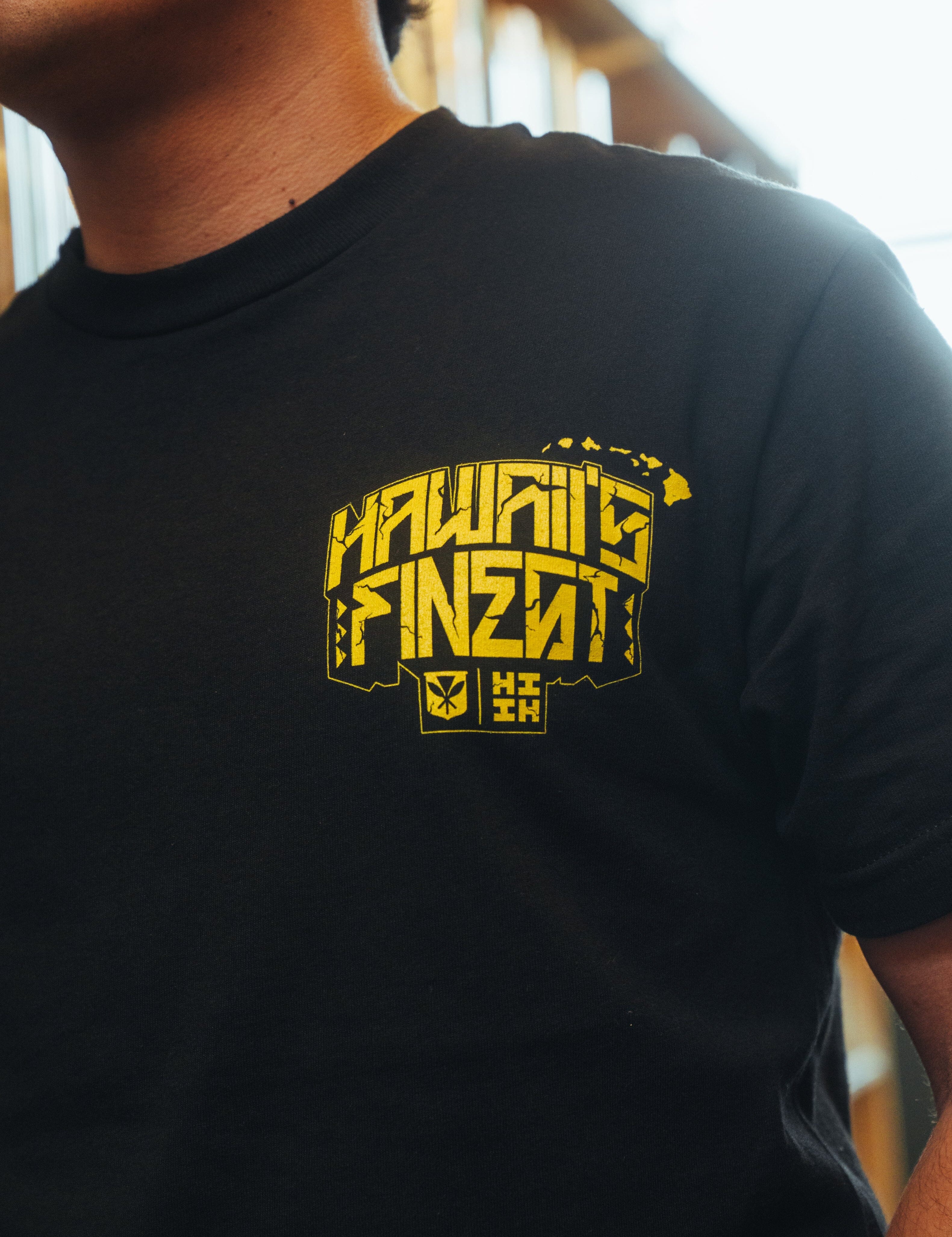 CRACKED GOLD T-SHIRT Shirts Hawaii's Finest 