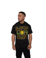 DESIGNER LOGO RASTA T-SHIRT