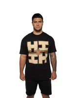 DESIGNER LOGO TAN T-SHIRT