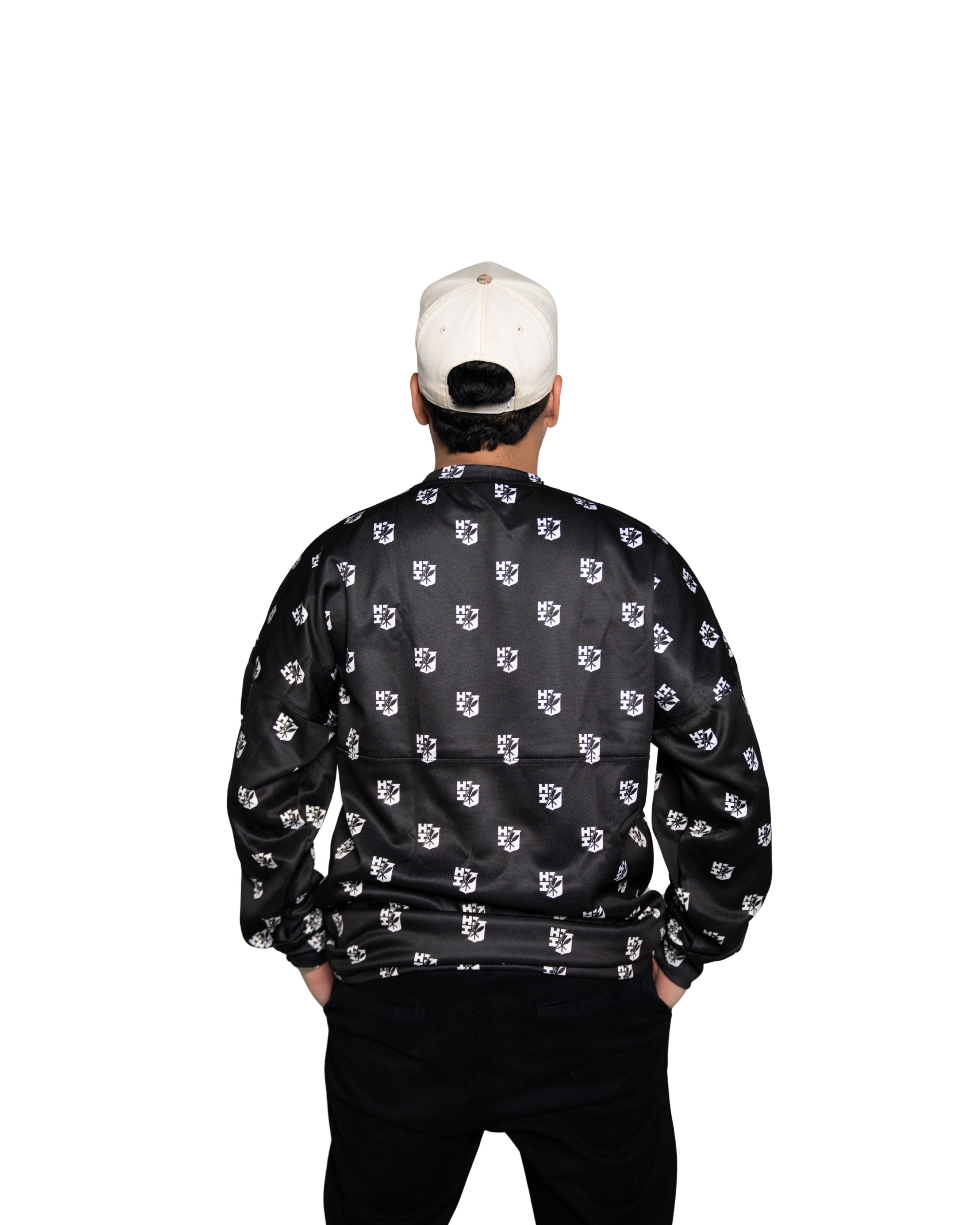 DIS OUR LAND LOGO REPEAT CREW NECK SWEATER Jacket Hawaii's Finest 