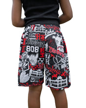 DIS OUR LAND STICKERBOMB KEIKI MESH SHORTS Shirts Hawaii's Finest 