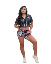 DIS OUR LAND STICKERBOMB WOMEN'S MESH SHORTS Shorts Hawaii's Finest X-SMALL 