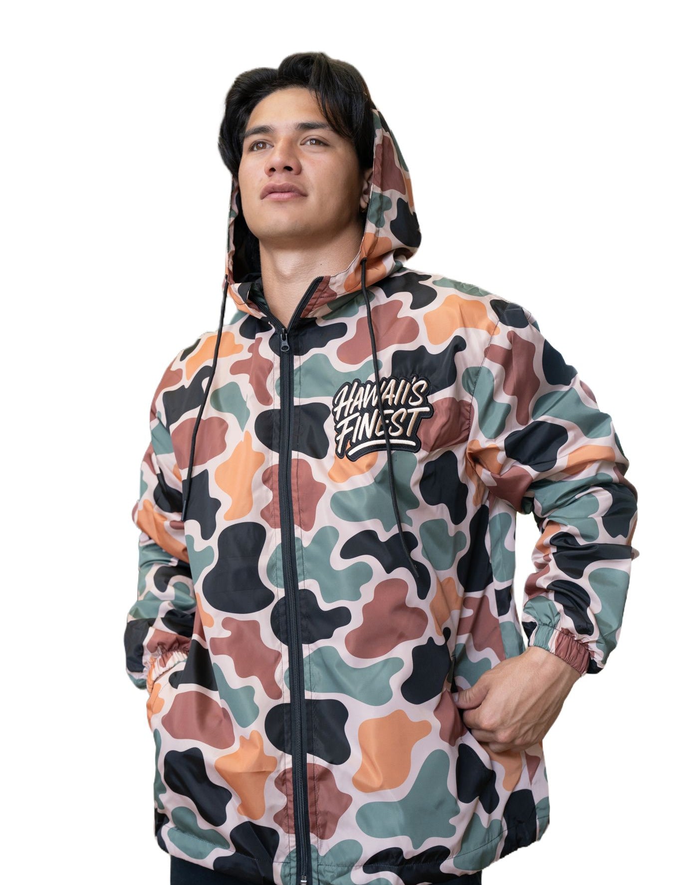 DUCK CAMO WINDBREAKER Jackets Hawaii's Finest X-SMALL 