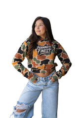 DUCK CAMO WOMEN'S CROP HOODIE