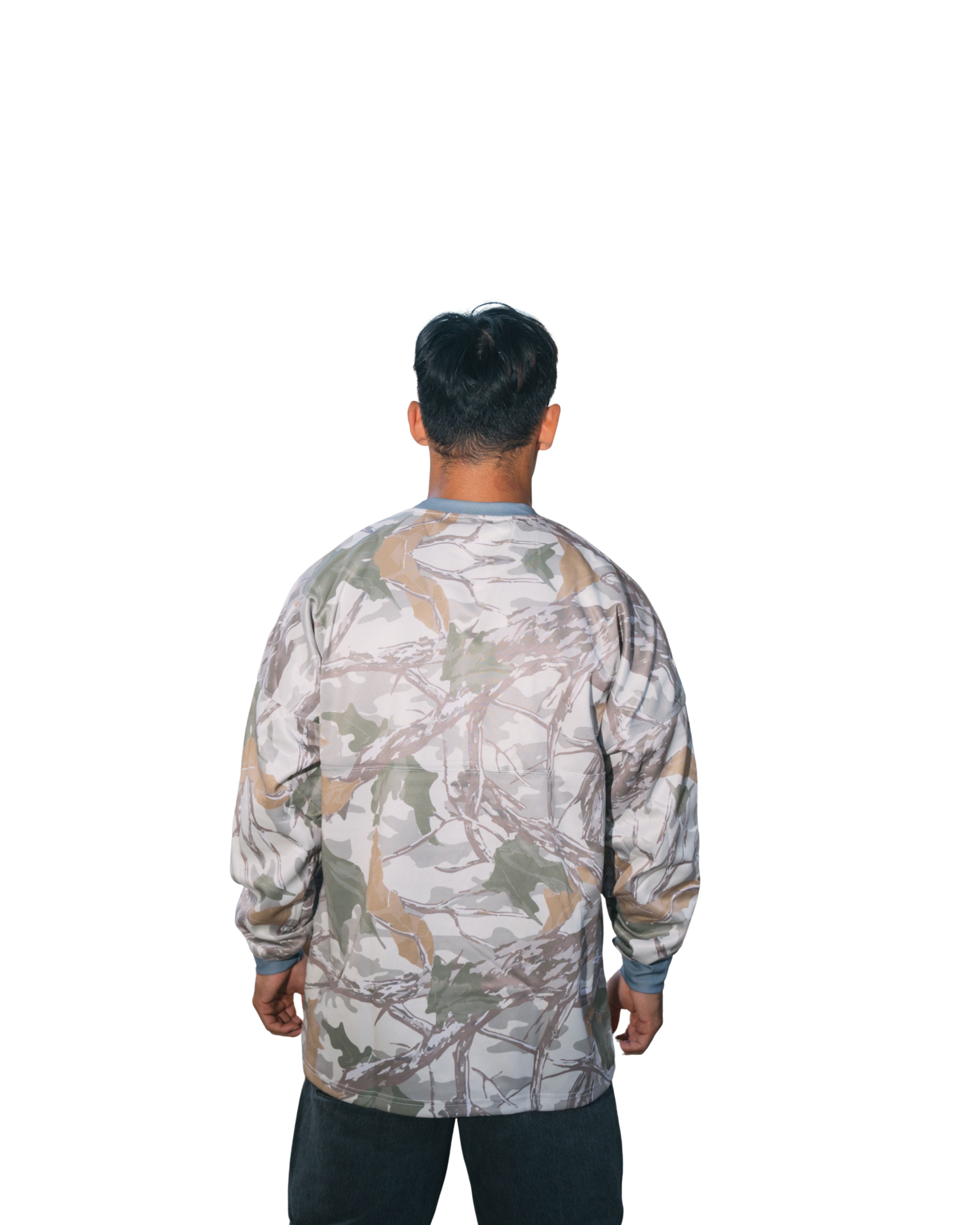 FADED OLIVE AUTUMN CAMO CREW NECK SWEATER Jacket Hawaii's Finest 