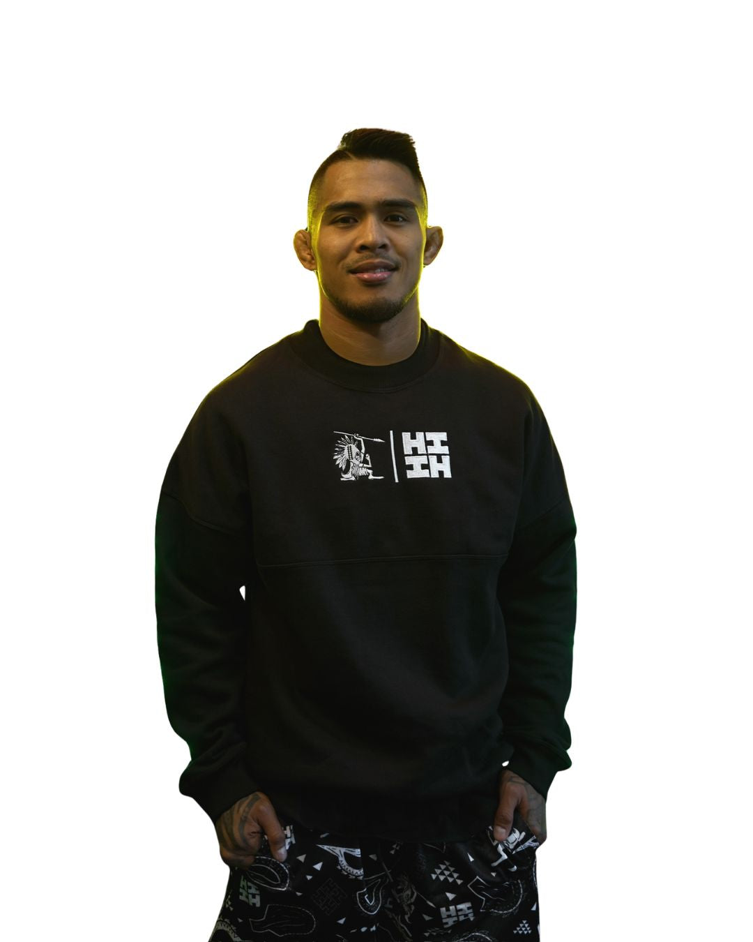 FIGHTING HAWAIIAN CREW NECK SWEATER Jacket Hawaii's Finest X-SMALL 