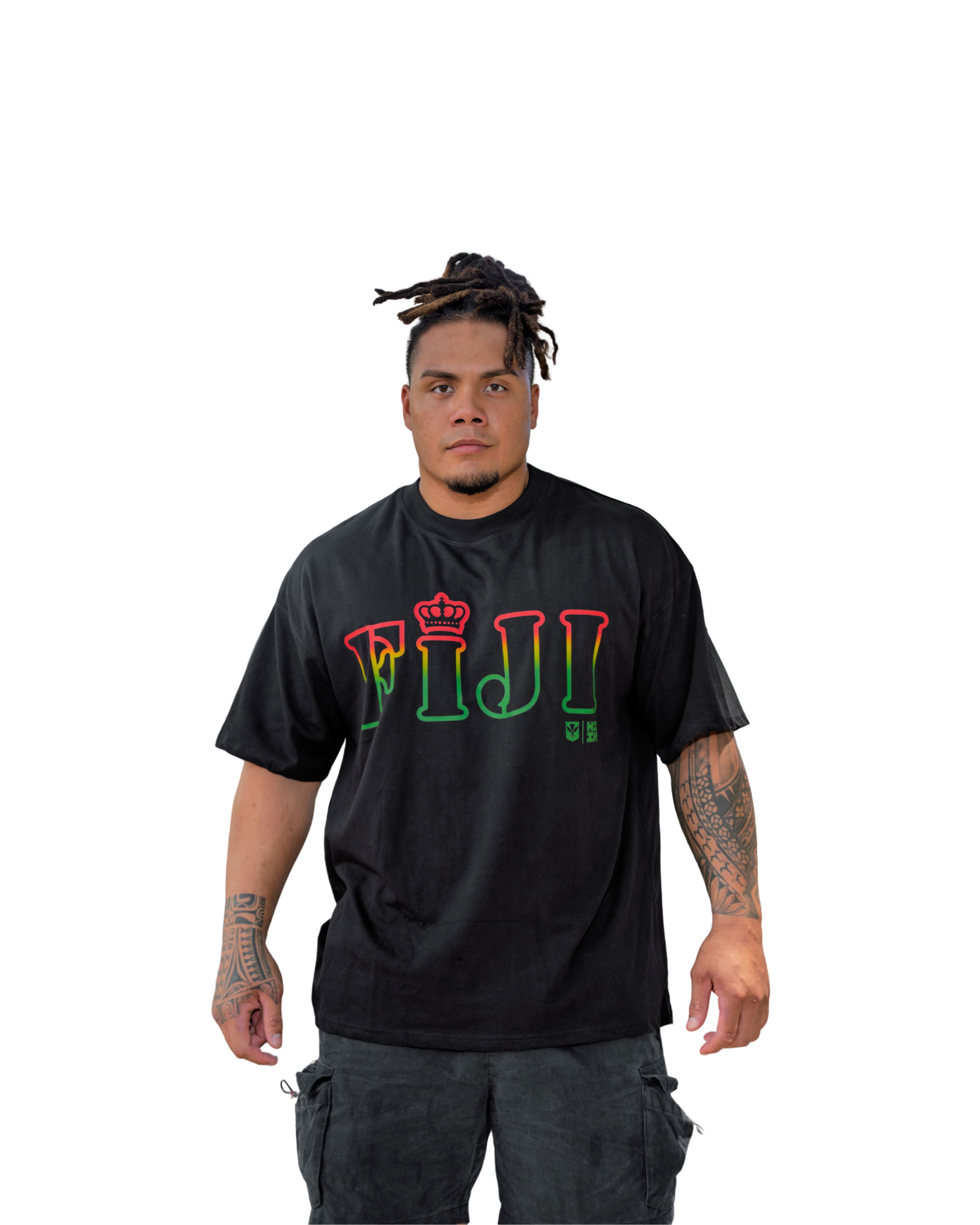 FIJI RASTA T-SHIRT Shirts Hawaii's Finest SMALL 
