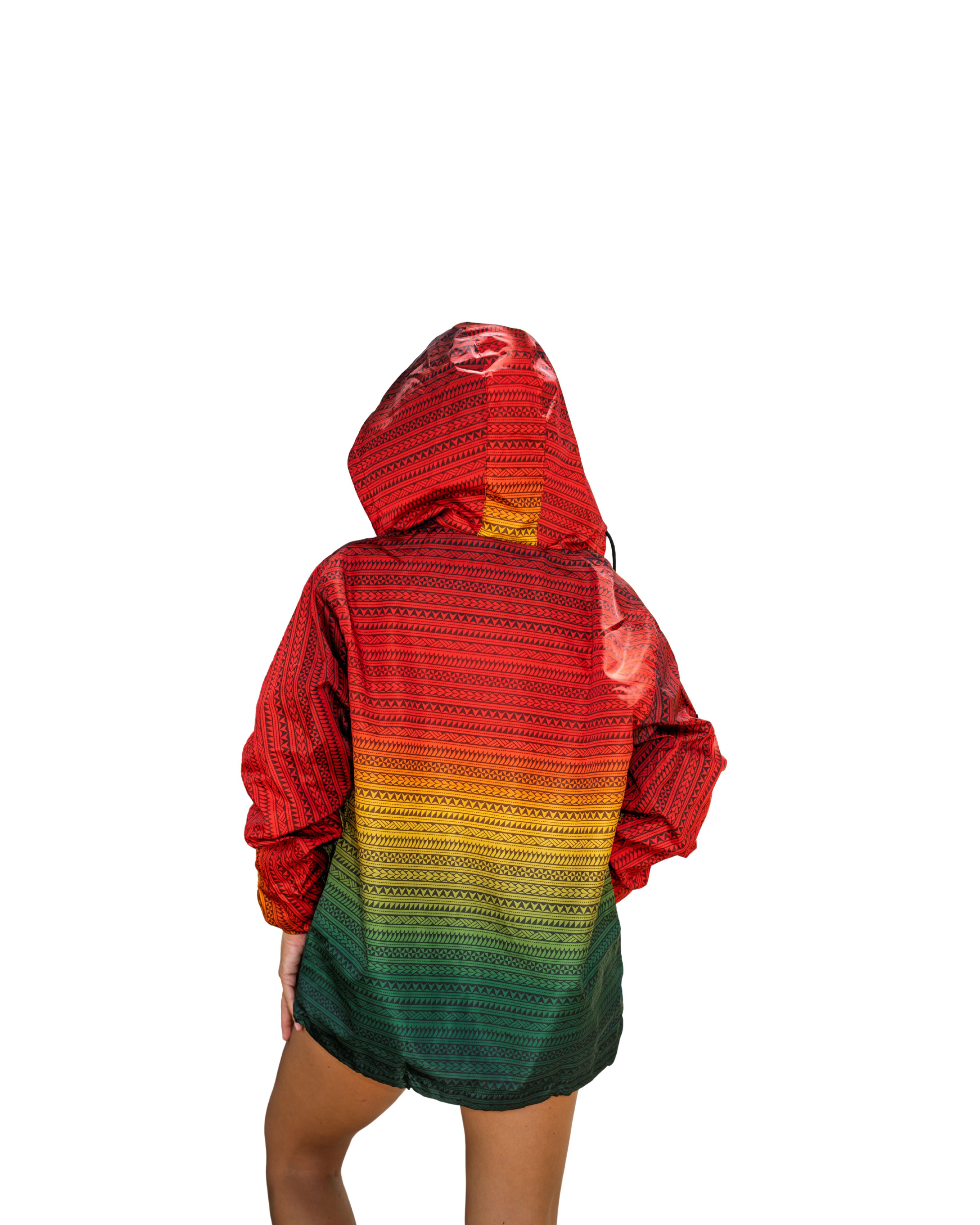 FIJI RASTA WINDBREAKER Jersey Hawaii's Finest 