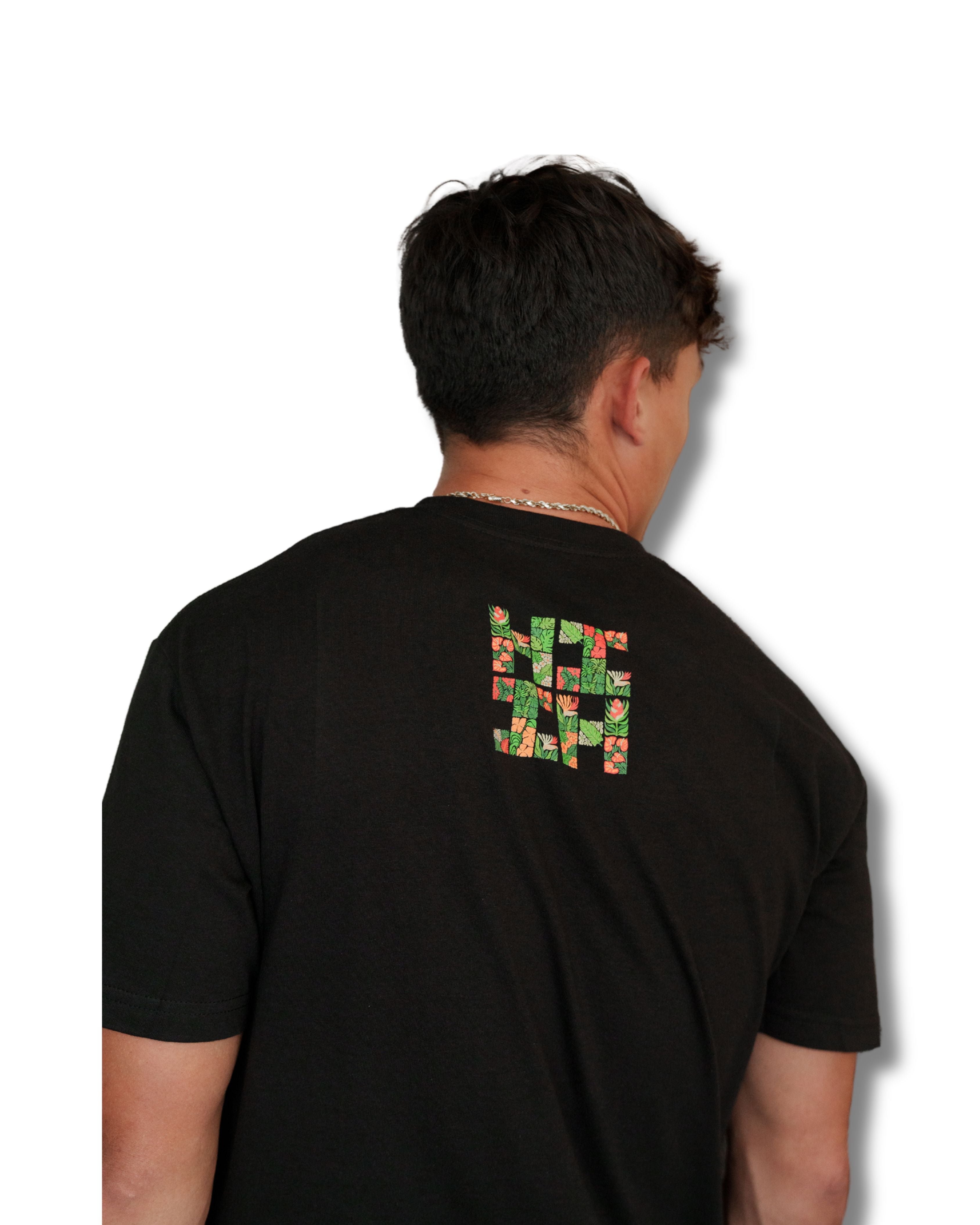 FLORAL LOGO RASTA T-SHIRT Shirts Hawaii's Finest 