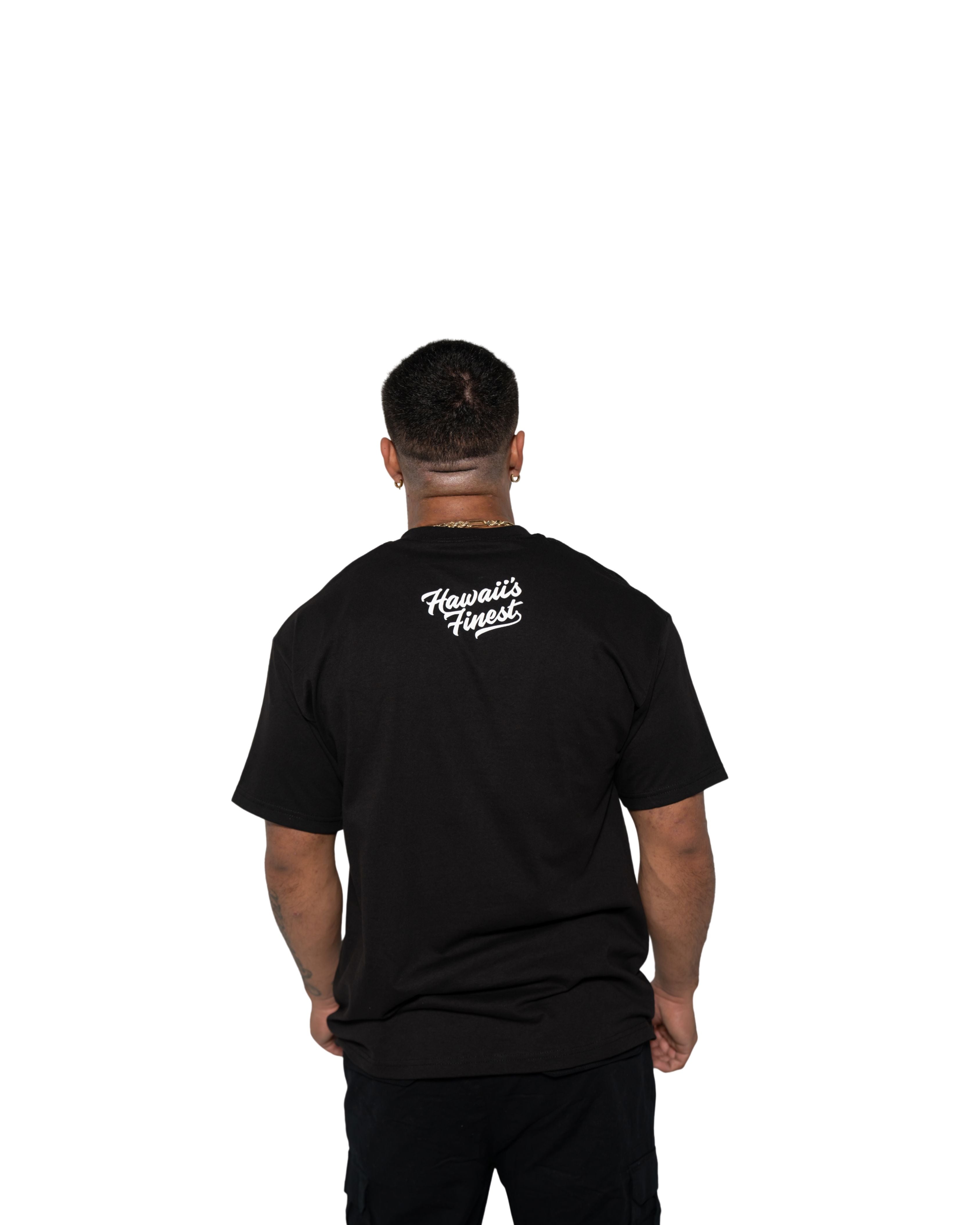 FLORAL TRI COLOR PINK TEAL T-SHIRT Shirts Hawaii's Finest 