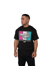 FLORAL TRI COLOR PINK TEAL T-SHIRT Shirts Hawaii's Finest MEDIUM 