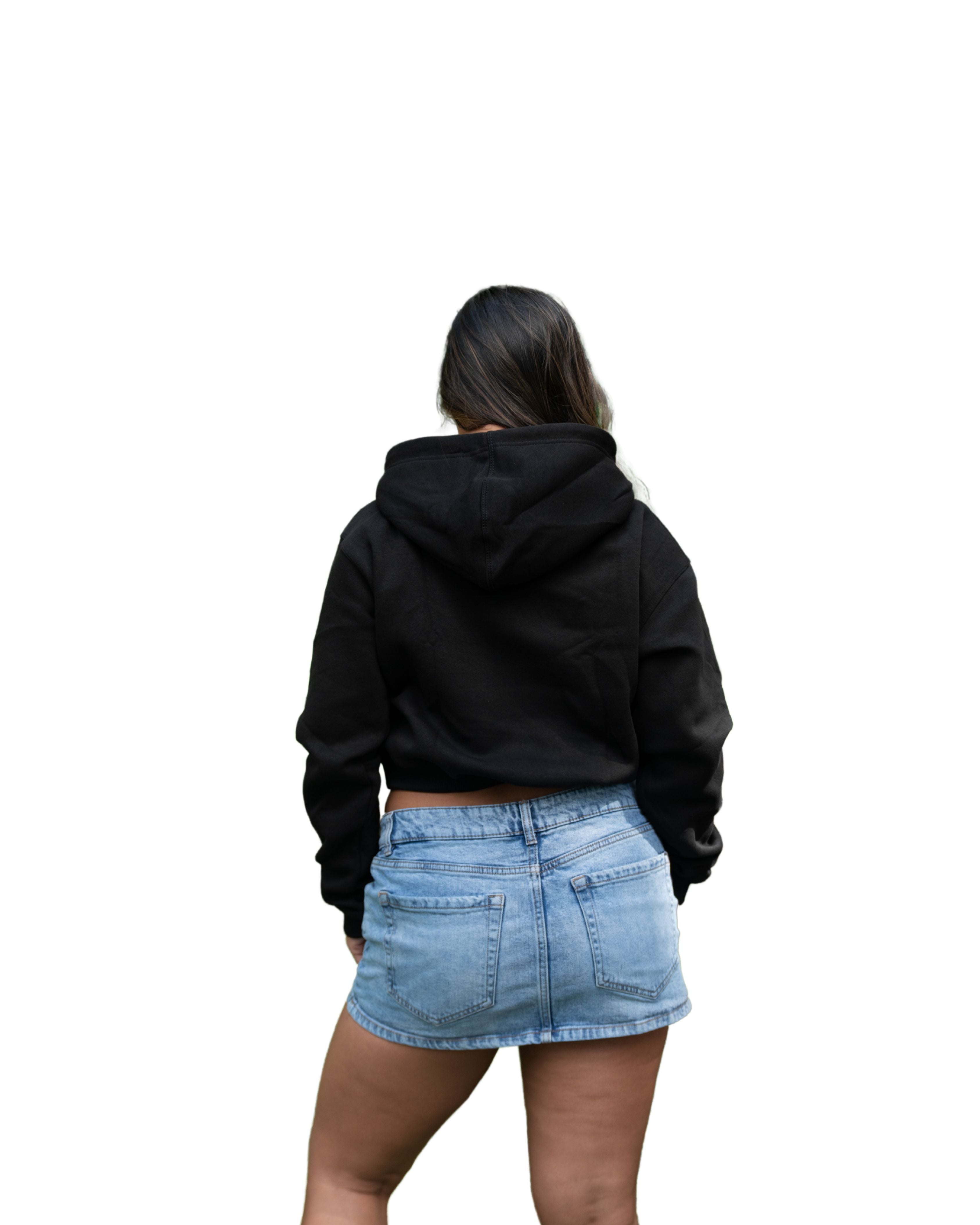 FOREST CAMO WOMEN'S CROP HOODIE Jacket Hawaii's Finest 