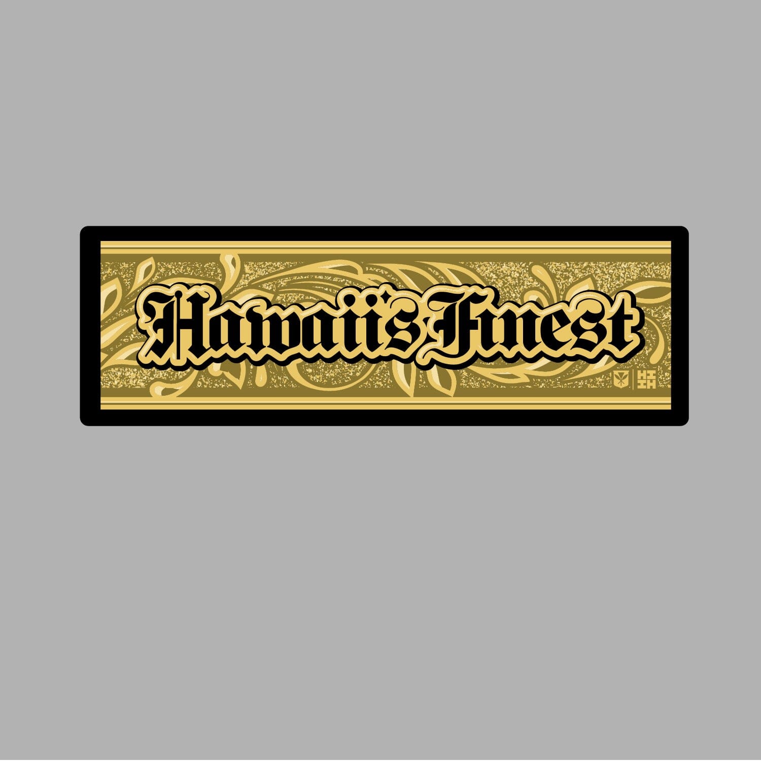 FULL COLOR STICKER - GOLD BANGLE Utility Hawaii's Finest 