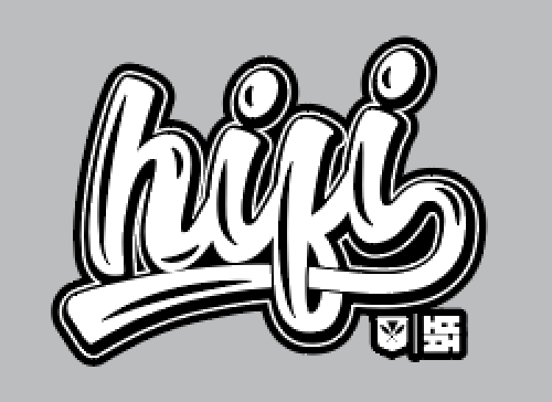 FULL COLOR STICKER - HIFI SCRIPT (HOLOGRAPHIC) Utility Hawaii's Finest 