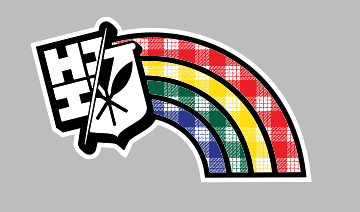 FULL COLOR STICKER - PALAKA RAINBOW Utility Hawaii's Finest 