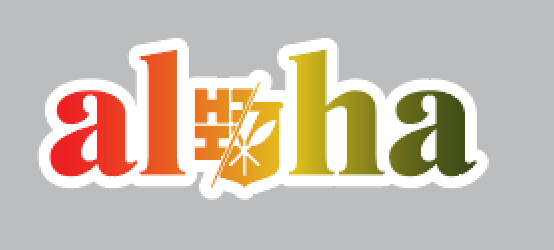 FULL COLOR STICKER - RASTA ALOHA SPLIT Utility Hawaii's Finest 