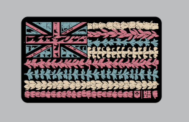 FULL COLOR STICKER - RASTA LEI FLAG Utility Hawaii's Finest 