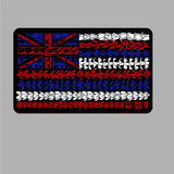 FULL COLOR STICKER - RWB LEI FLAG