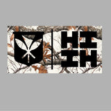 FULL COLOR STICKER - SIMPLE CREAM TREE CAMO LOGO