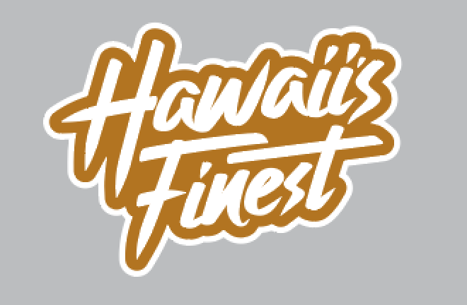 FULL COLOR STICKER - STREET SCRIPT Utility Hawaii's Finest 