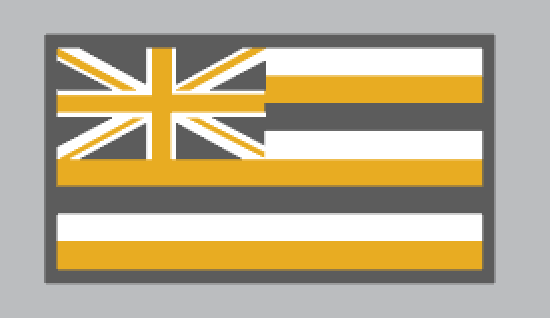 FULL COLOR STICKER - YELLOW FLAG Utility Hawaii's Finest 