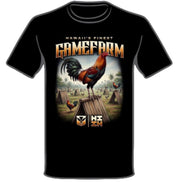 GAME COCK GRAPHIC TEE Shirts Hawaii's Finest SMALL 