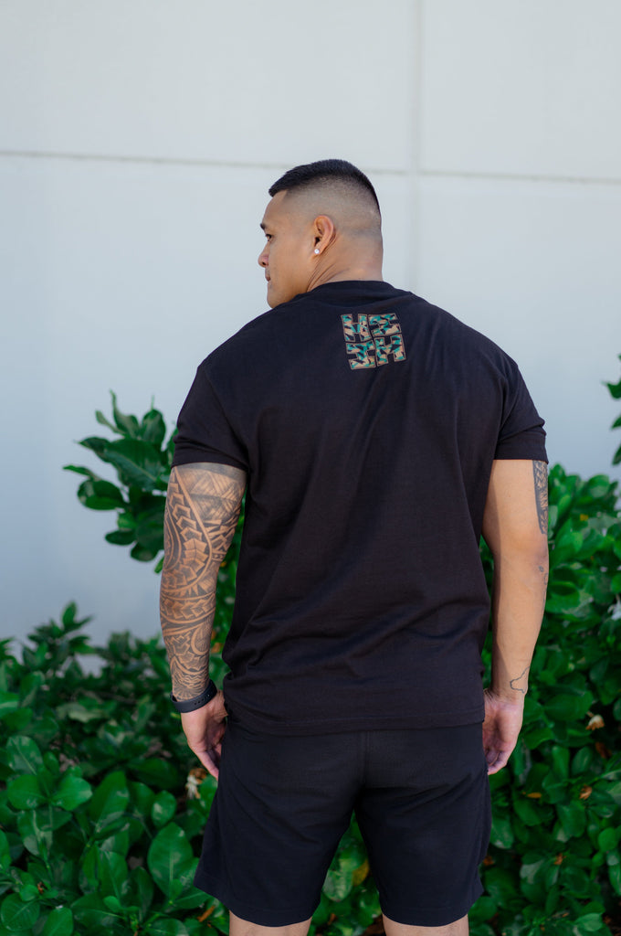 GEO CAMO LOGO WOODLAND T-SHIRT Shirts Hawaii's Finest 