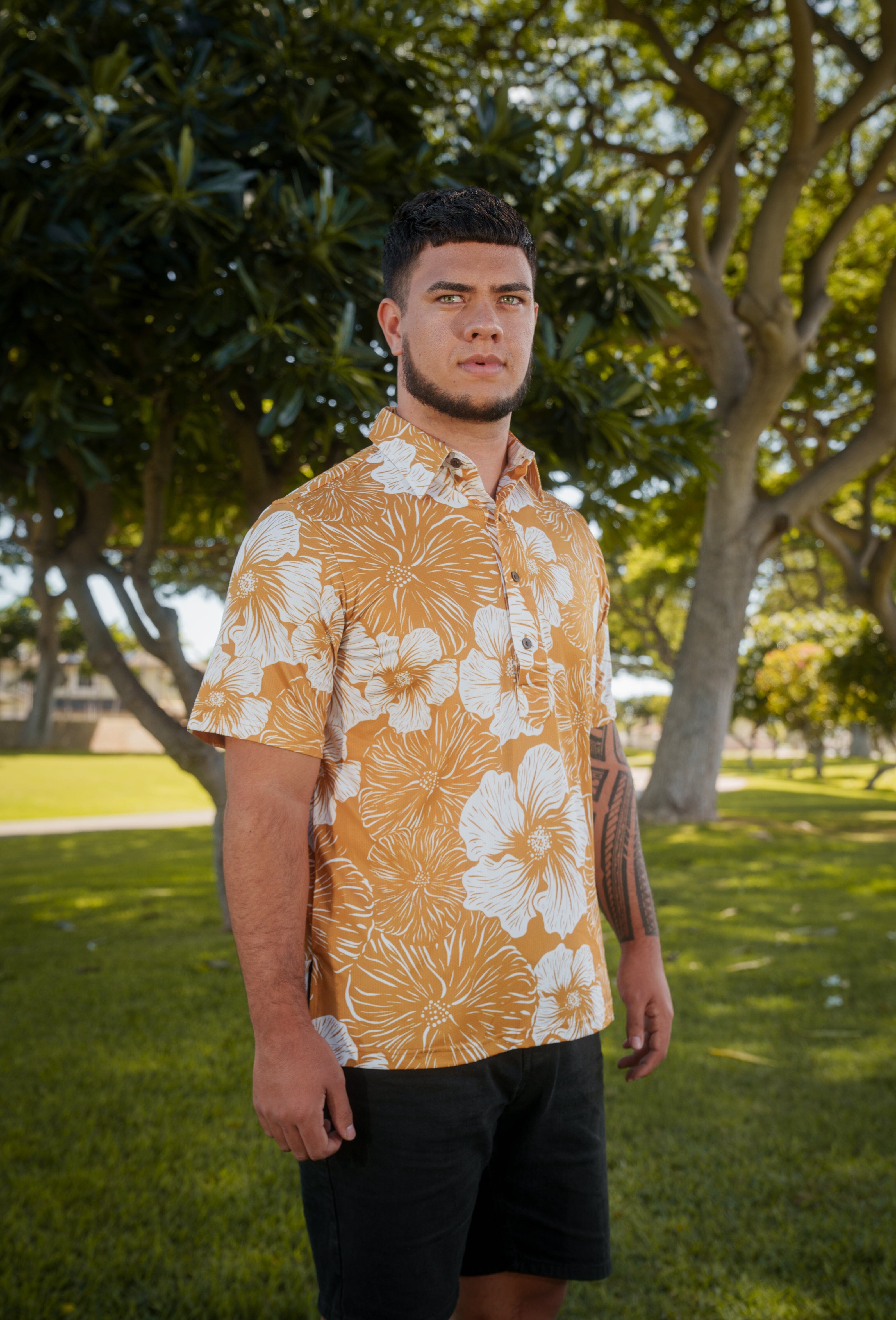 Polo aloha shirt best sale