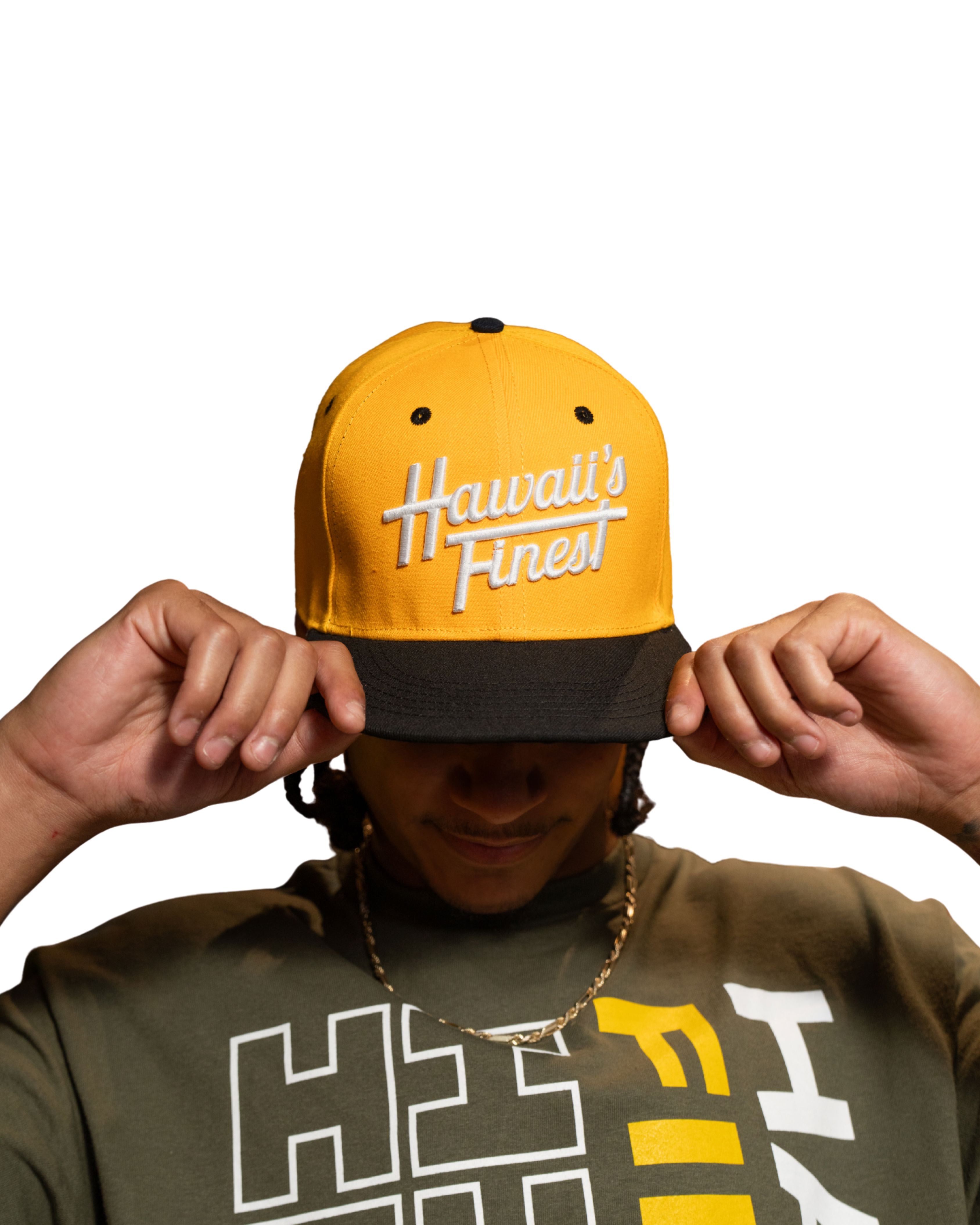 GOLD SCRIPT HAT Hat Hawaii's Finest 