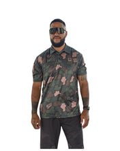 GOLF CAMO DEEP GREEN GOLF SHIRT Jersey Hawaii's Finest SMALL 