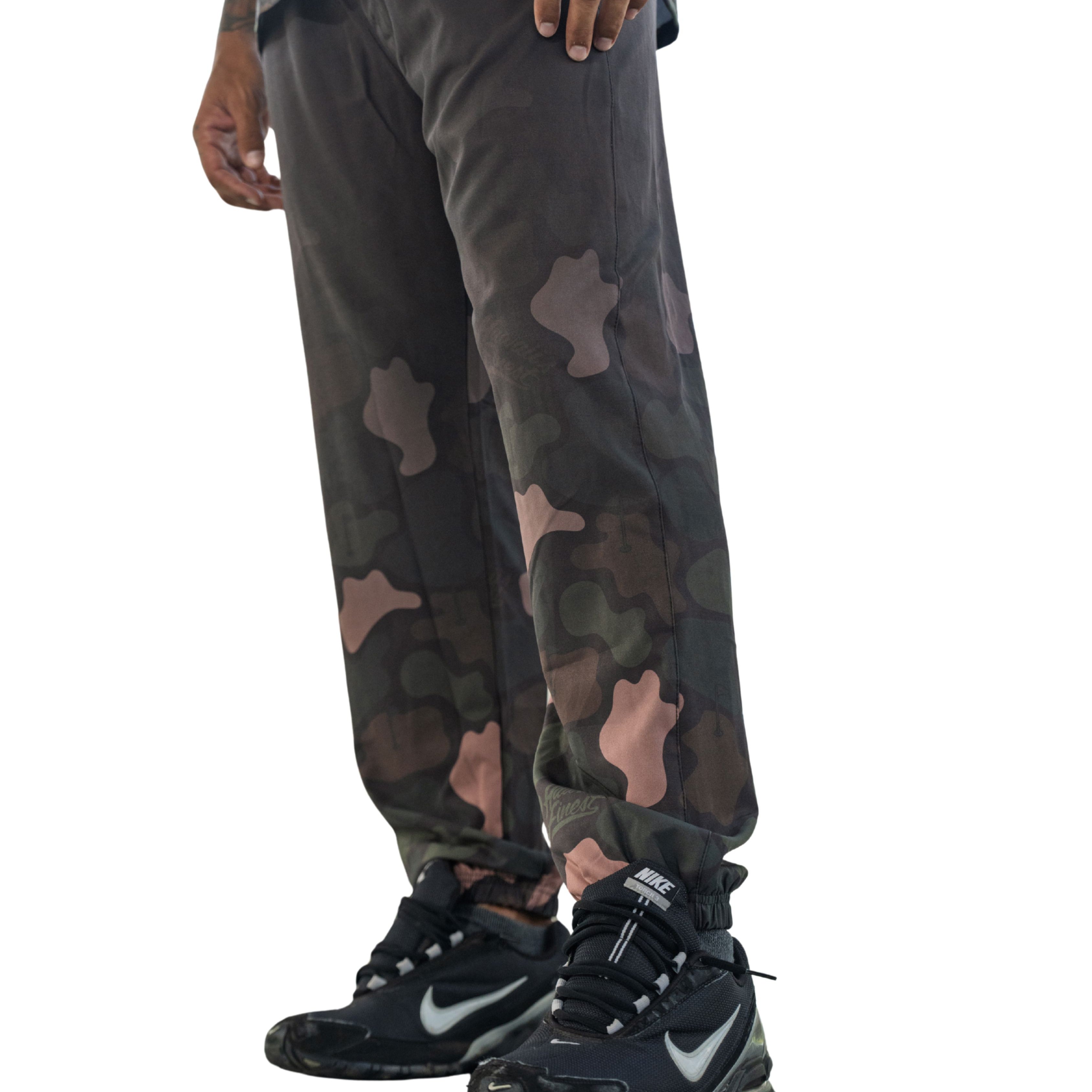 GOLF CAMO DEEP GREEN PERFORMANCE PANTS Shorts Hawaii's Finest SMALL 