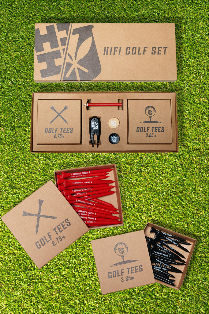 GOLF GIFT BOX SET Utility Hawaii's Finest 