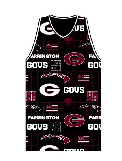 GOVERNORS LOGOS BASKETBALL JERSEY farrington-govs 