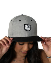 GRAY & BLACK SPLIT LOGO HAT Hat Hawaii's Finest 