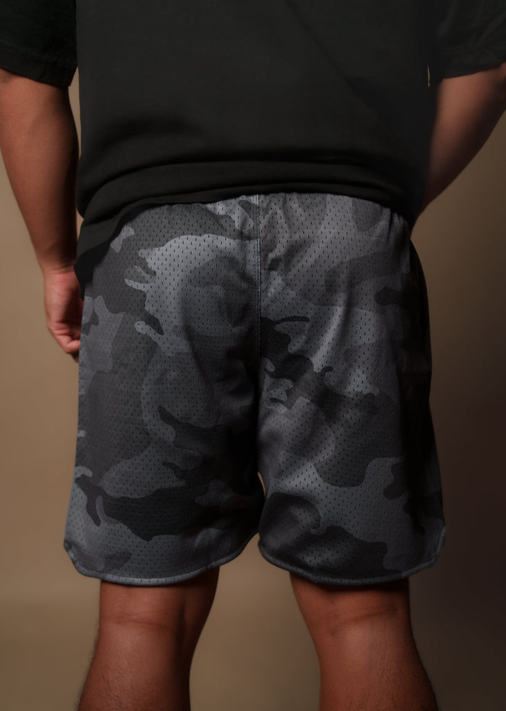 GRAY CAMO MESH SHORTS Shorts Hawaii's Finest 