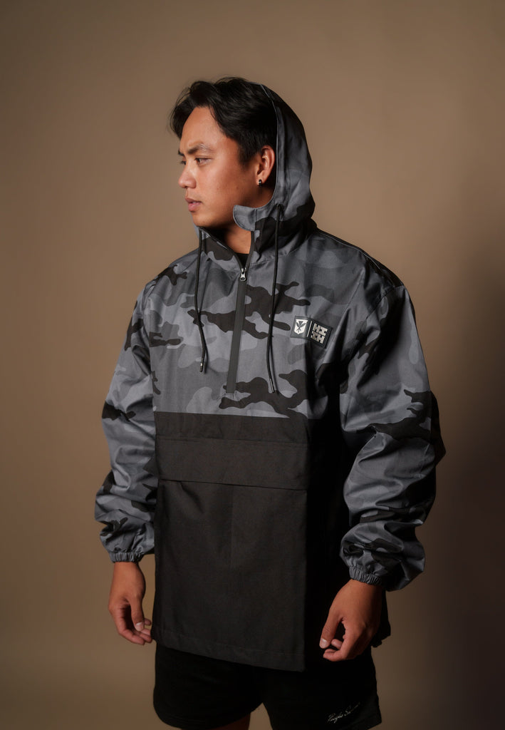 GRAY CAMO RAIN JACKET Jacket Hawaii's Finest 